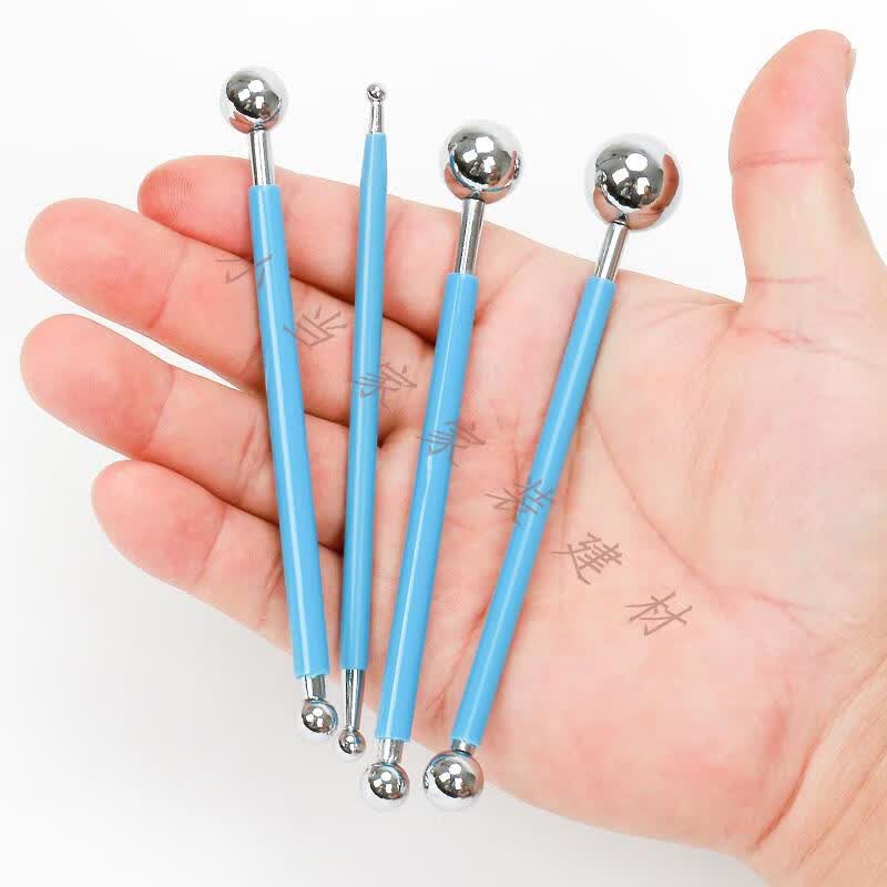 陶艺树脂石粉油泥塑形刀超轻粘土模型压泥板工具定制 七本针【一支】