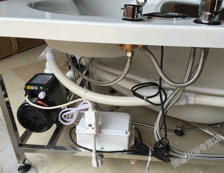 科勒京 亚克力小户型浴缸家用异形转角浴池冲浪按摩恒温泡泡浴 扇形