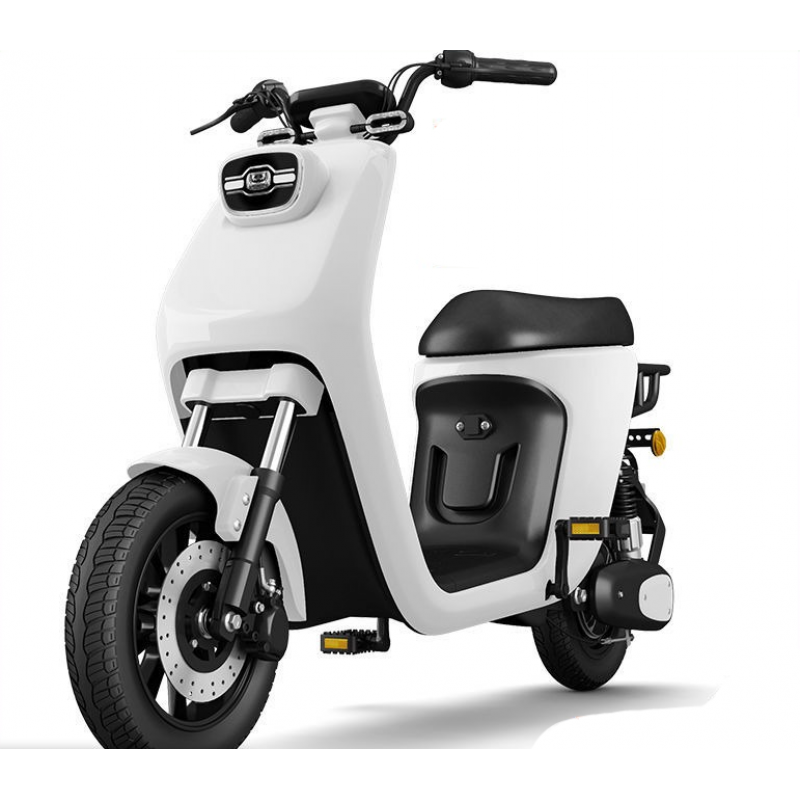 小刀电动车48v锂电瓶踏板助力女士小型代步智能同款新国标电动自行车