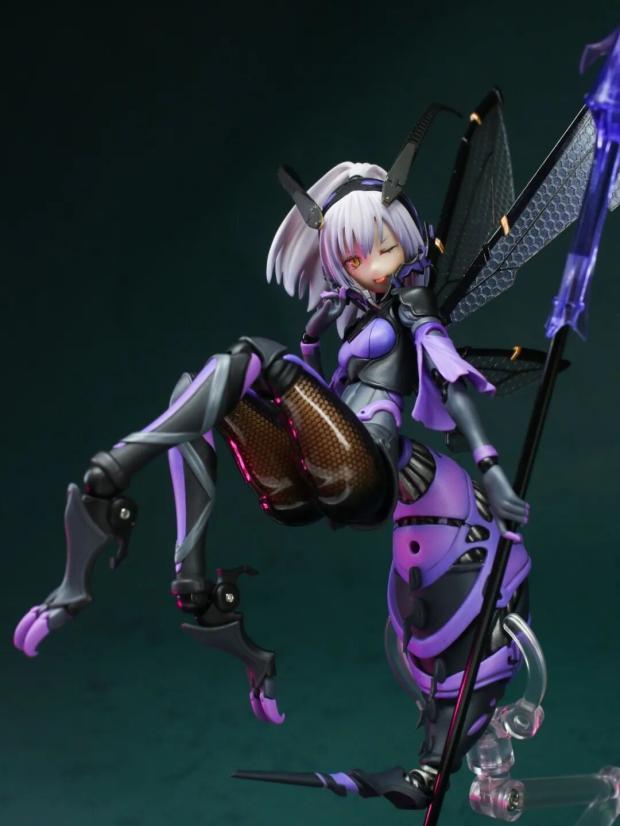 蜗之壳雪滴花计划蜗之壳 黄蜂娘 机娘 嗡酱三叶 雪滴花计划 1/12 可动