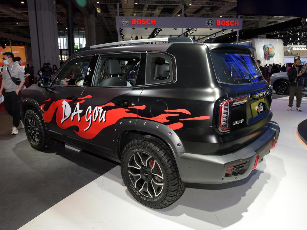 小米(mi)生态米家通用哈弗大狗拉花贴哈弗大狗改装车身拉花装饰机头盖