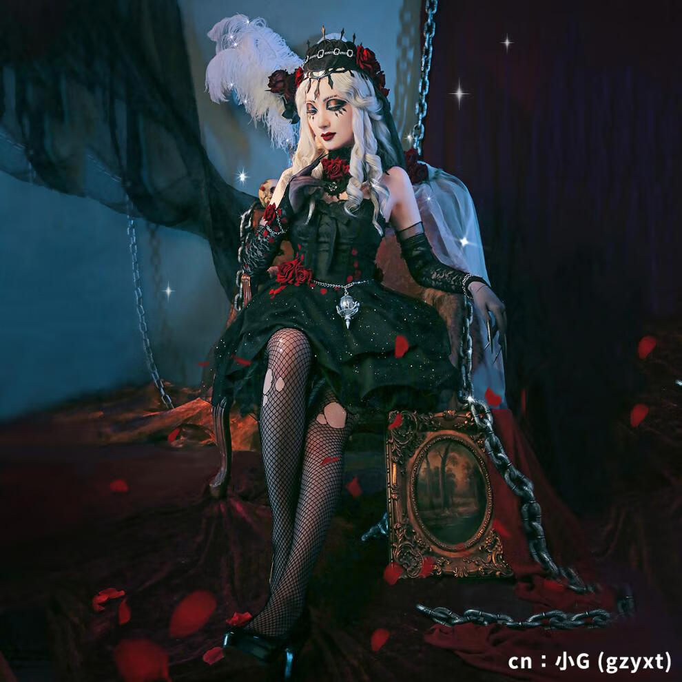 第五人格cos服心理學家 長夜病患星辰cosplay女裝co 白色 全款 x xl