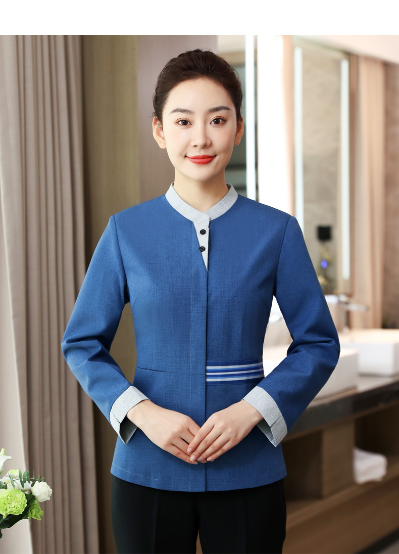 酒店客房专用保洁阿姨工作服裤春秋物业高端服秋冬装女宾馆清洁员长袖