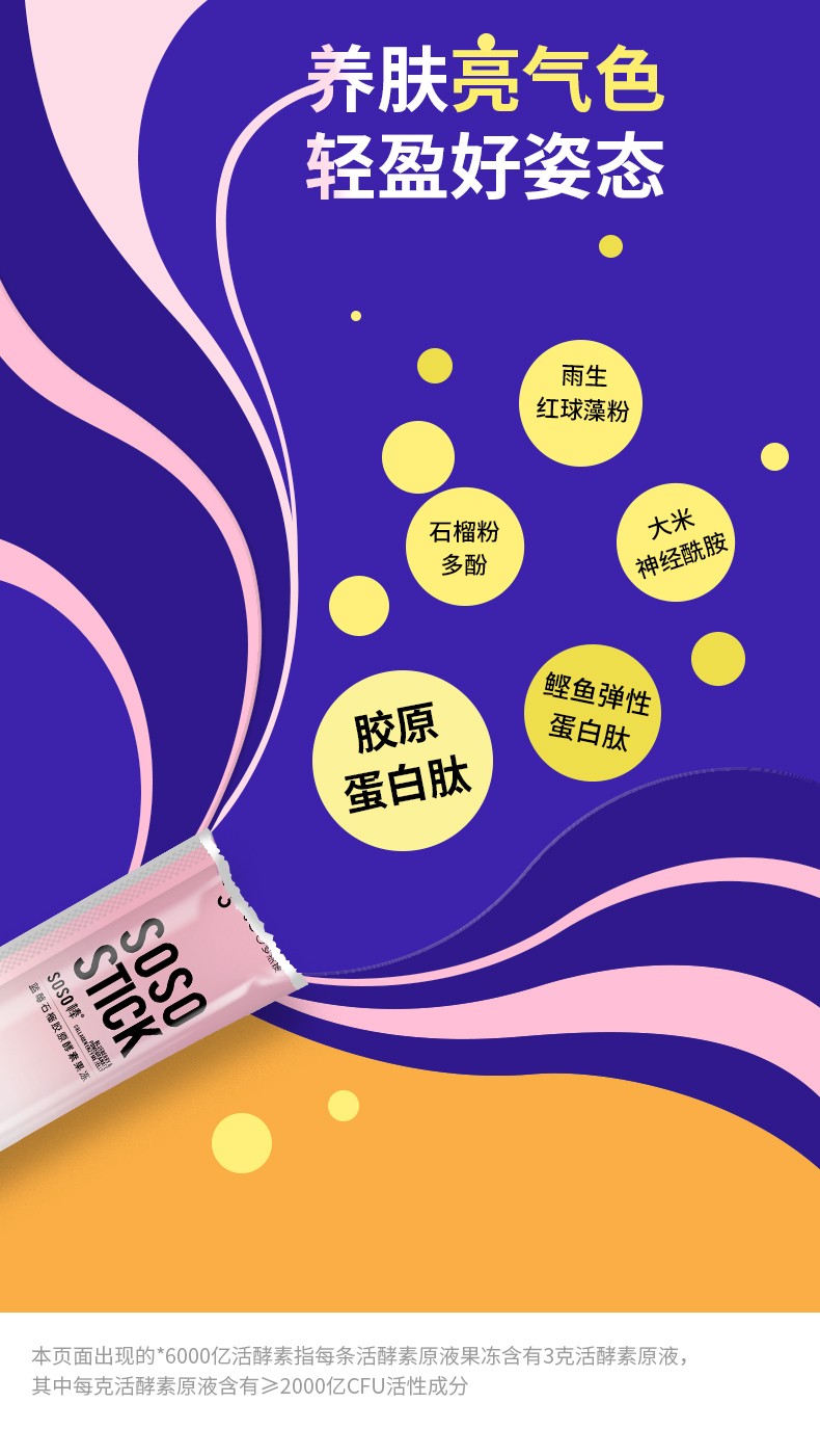 张天爱多燕瘦sosojelly果蔬活酵素果冻孝素礼盒装中秋礼盒送女友送