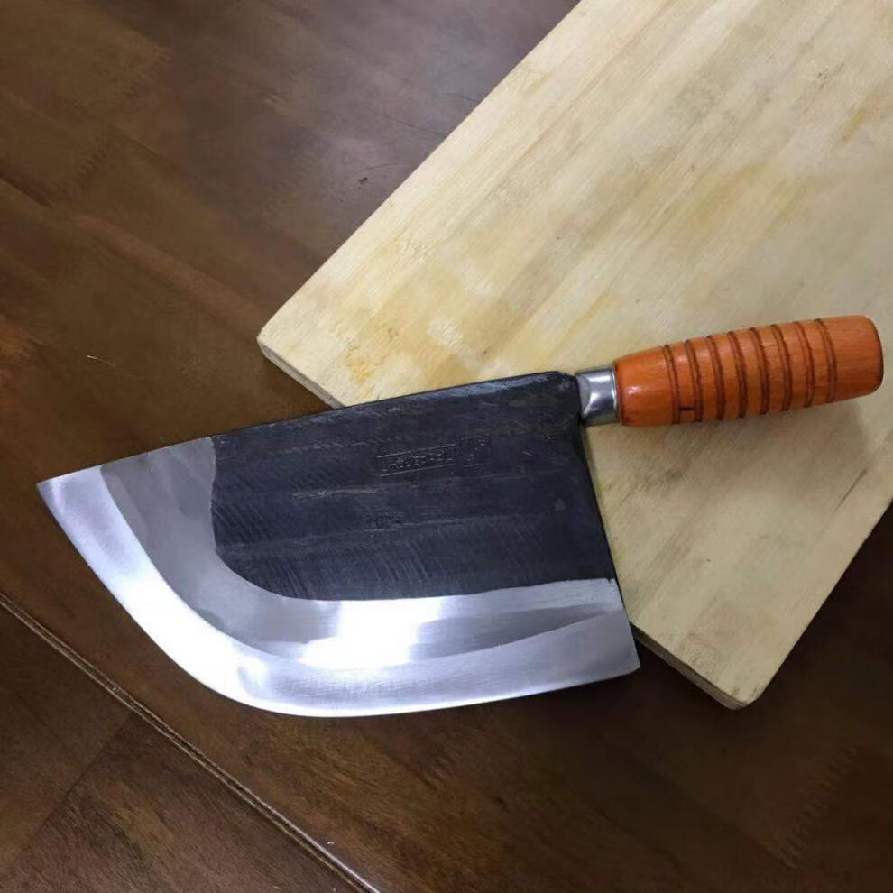 杀猪专用刀屠宰场专用全套钟家刀猪肉刀骨刀屠夫专用斩骨刀骨头专用刀