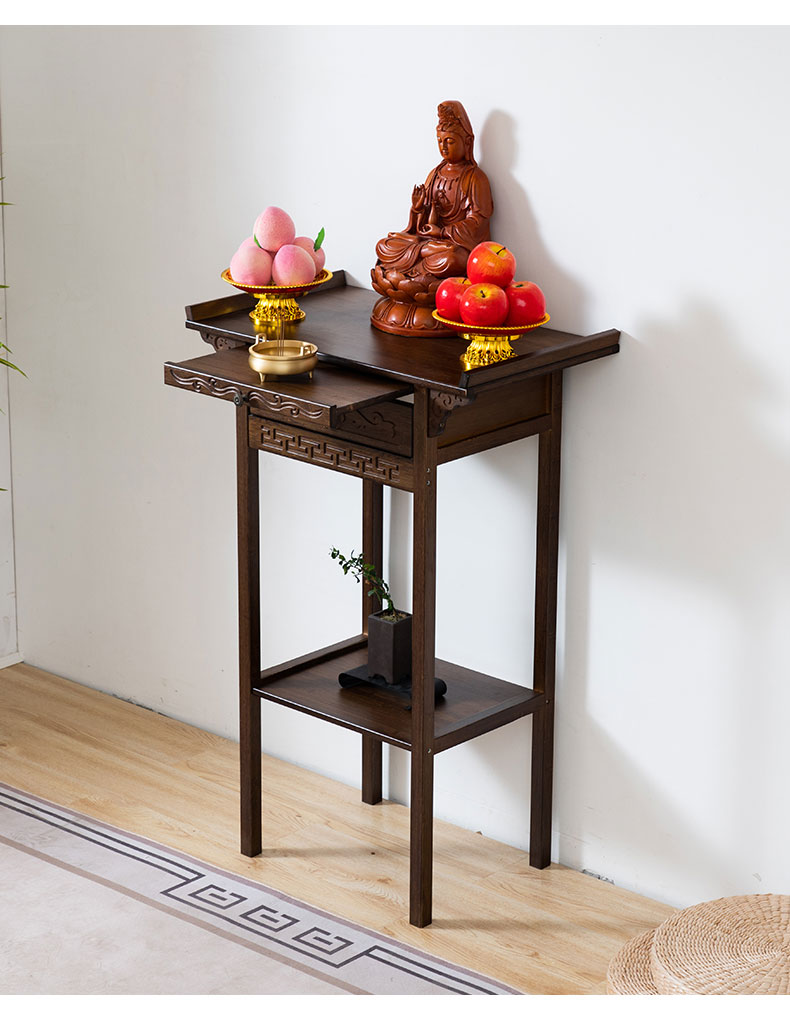 供桌实木供桌佛台家用小供佛桌子佛龛神台供台经济型香案财神爷供奉桌