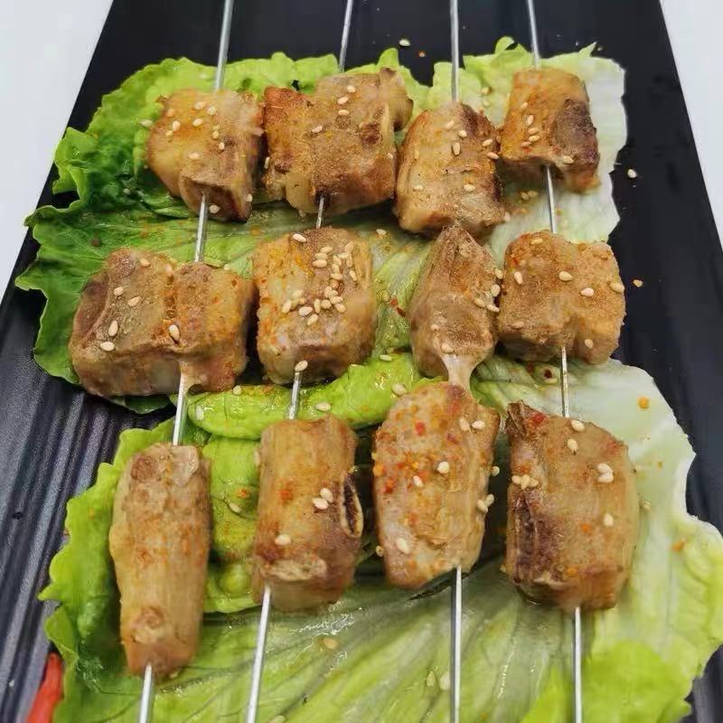羊肋排10串烧烤羊排小串正宗新鲜冷冻半成品食材烤肉串真羊排串20串