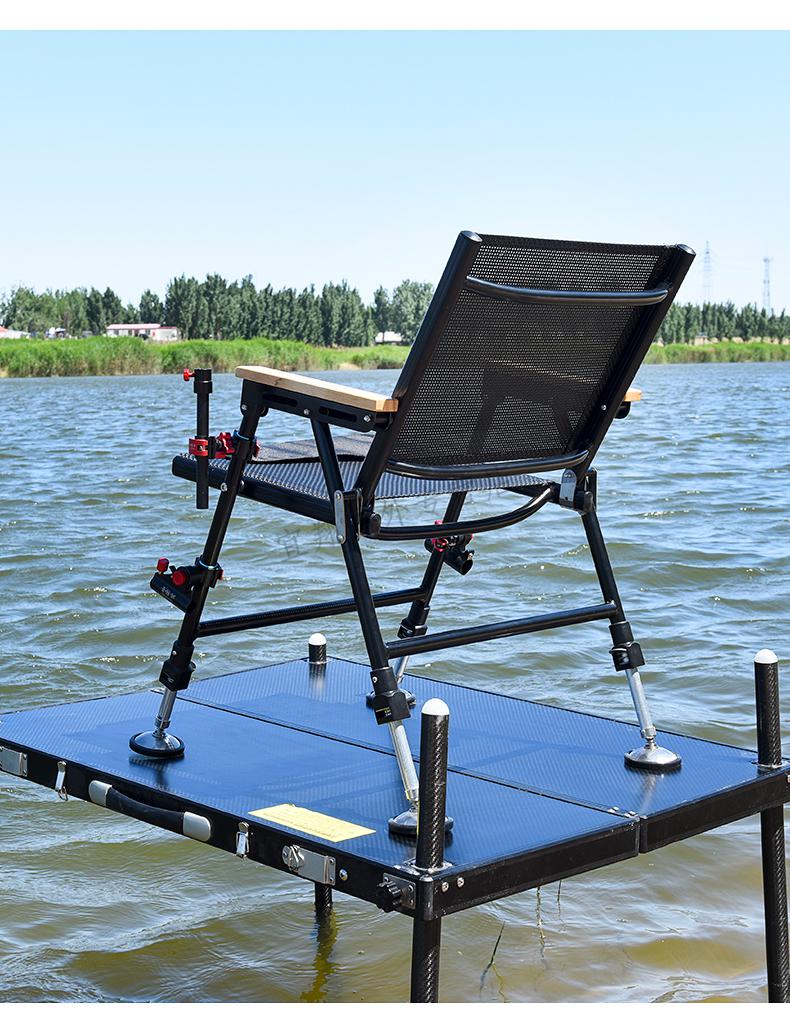 连球钓椅多功能全地形可躺新式钓鱼椅超轻便携折叠野钓筏钓椅欧牧马人