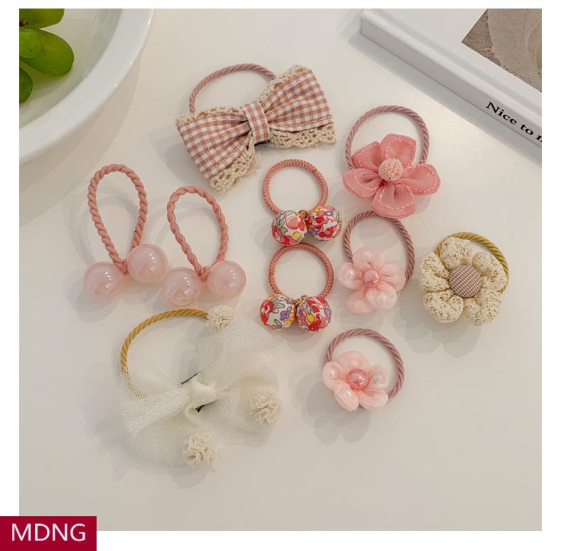 mdng宝宝不伤发小号橡皮筋婴儿扎小啾啾发圈儿童头绳女童小皮筋头饰夏