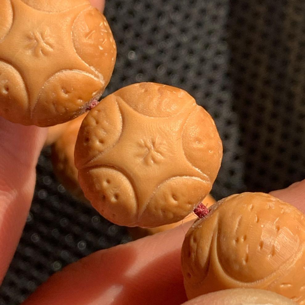 ほん 猴头雕刻凤眼五星上将手串菩提子原籽文玩手串男手串佛珠手串 10