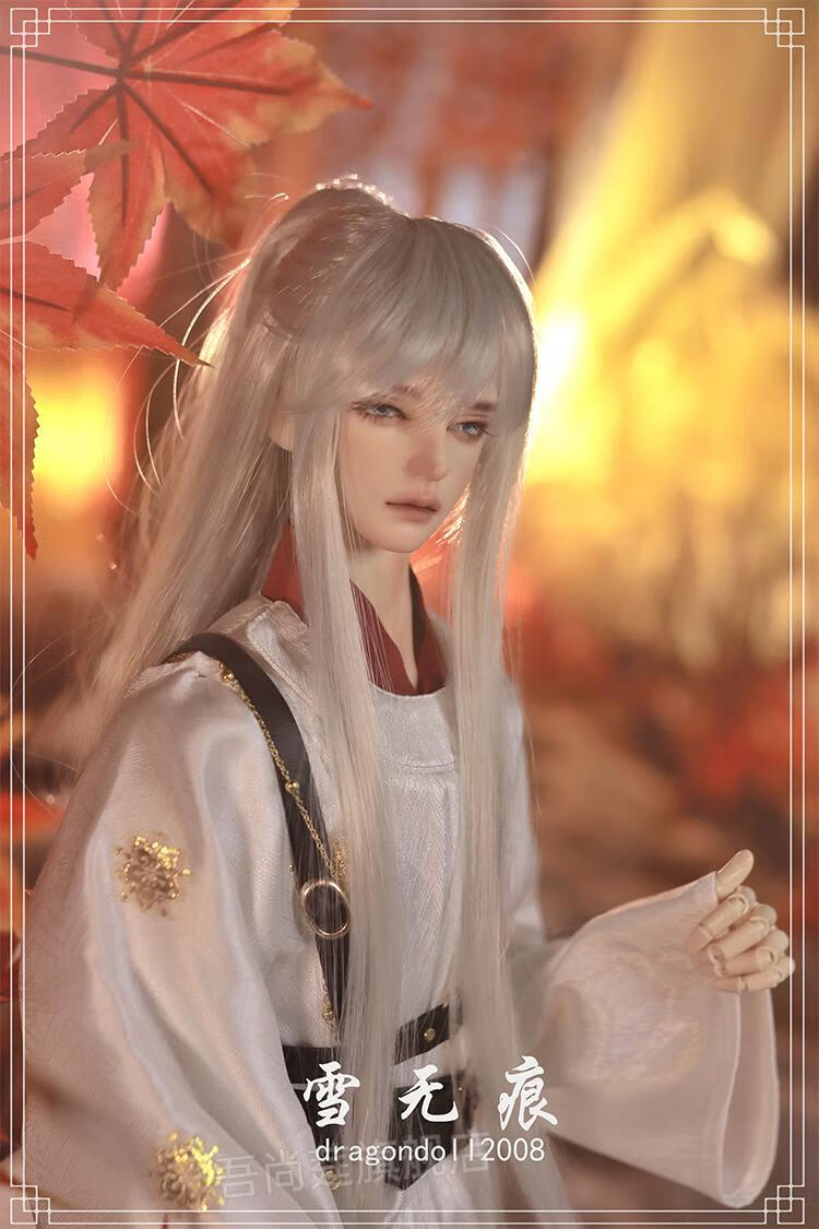 bjd娃娃 新娃复古娃娃古风男娃雪公子—雪无痕 bjd娃娃 td