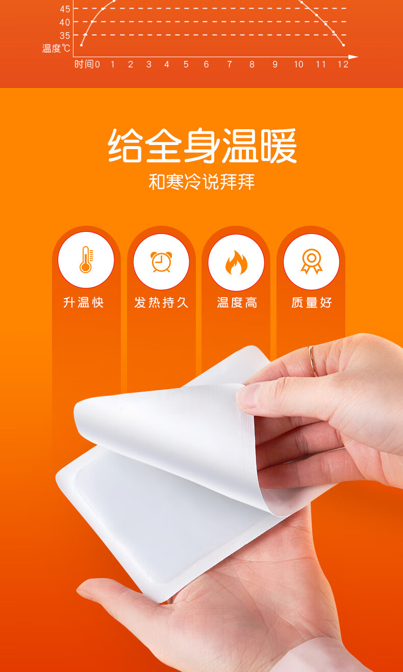 贝贝熊暖贴宝宝贴自热100片宫暖防寒保暖身贴女腰腹部热帖贝贝熊暖贴