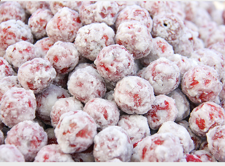 糖雪球糖炒山楂滚雪球新鲜糖霜山楂炒红果冰糖葫芦雪红果现做现发定制