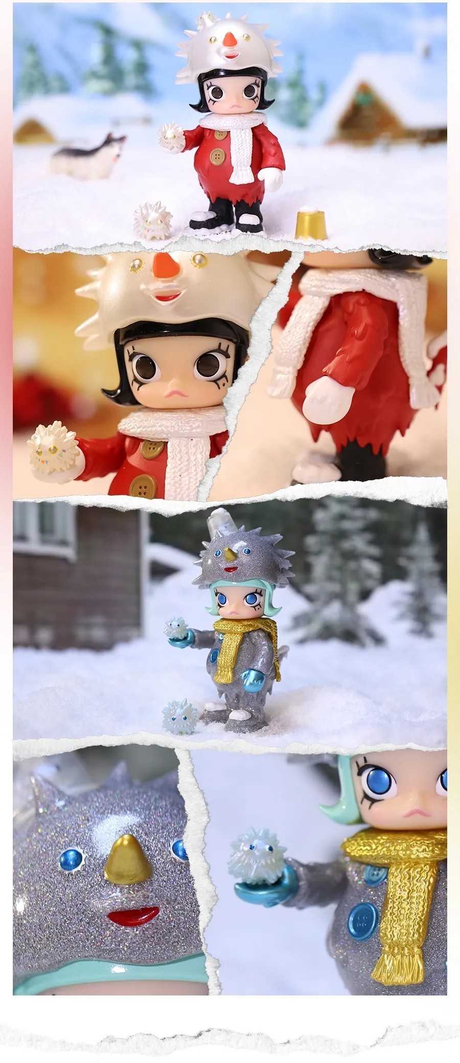 新年礼物molly大久保instinctoy印克娃娃侵蚀盲盒冰晶拆盒未拆袋