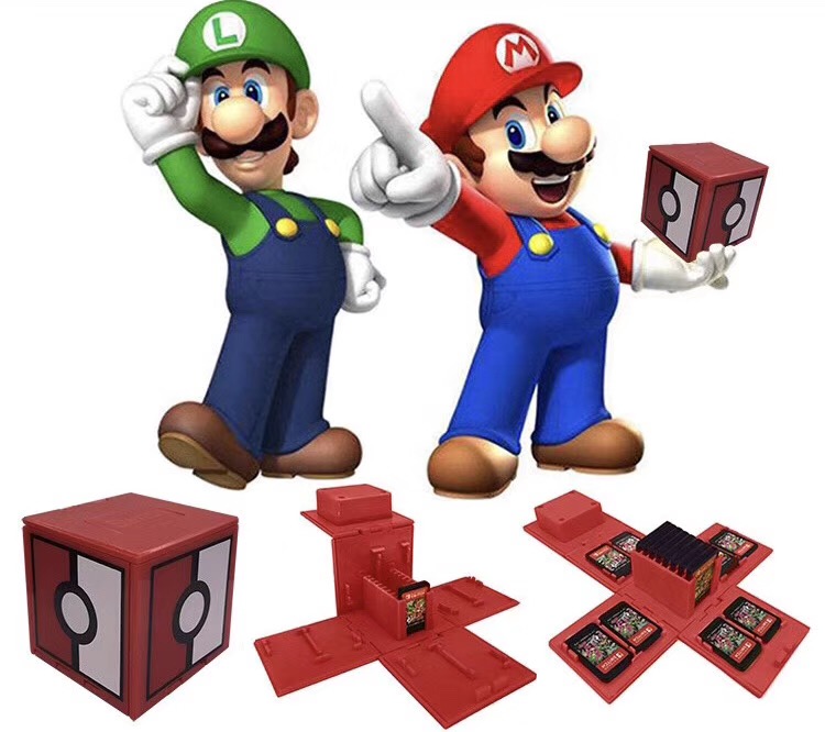 switch卡带收纳盒游戏卡带盒ns卡带收纳盒子周边配件4枚装12枚装24枚