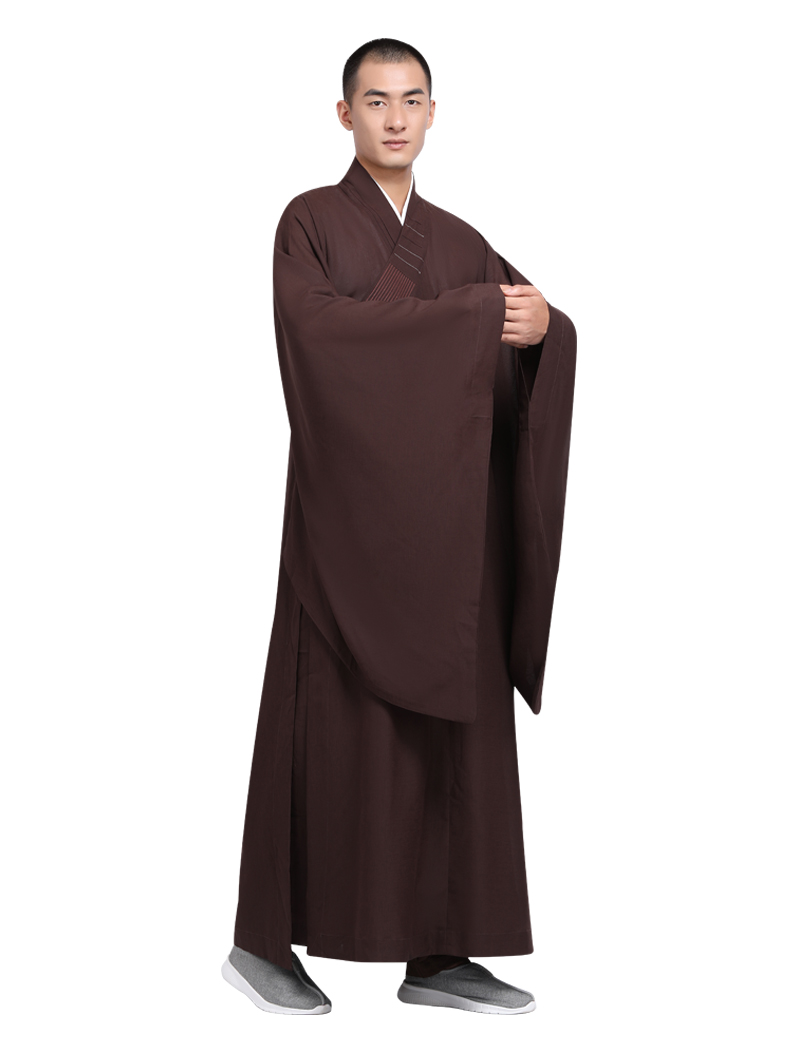 出家人穿的衣服海青居士服麻纱透气夏法会佛教僧服男女同款海清 大