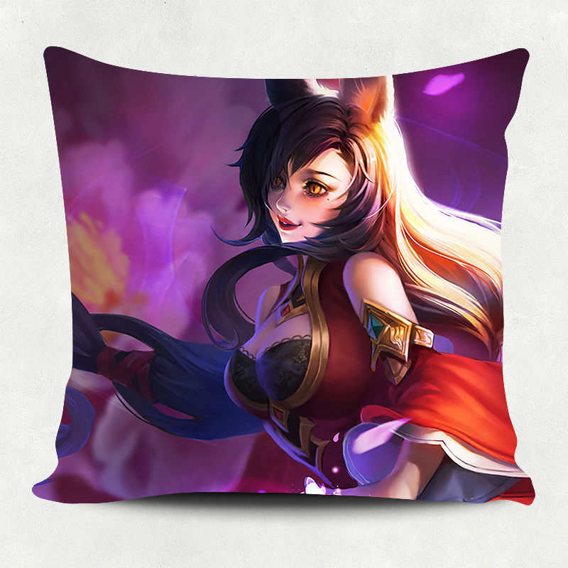 花仟陌王者荣耀周边全英雄睡觉抱枕床头靠枕貂蝉双面定制 鲁班七号 45