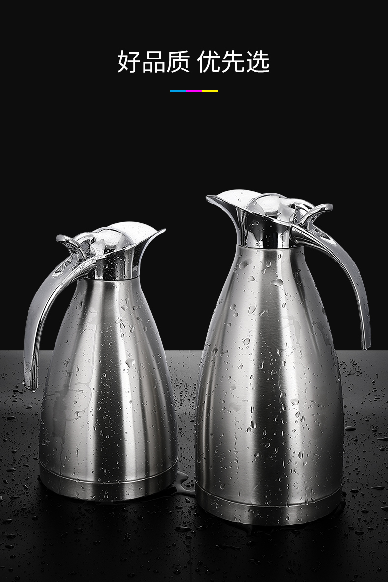 玖纹豹 德国艾姆希(amx)金属冷水壶家用大容量凉水壶倒茶水泡茶壶扎壶