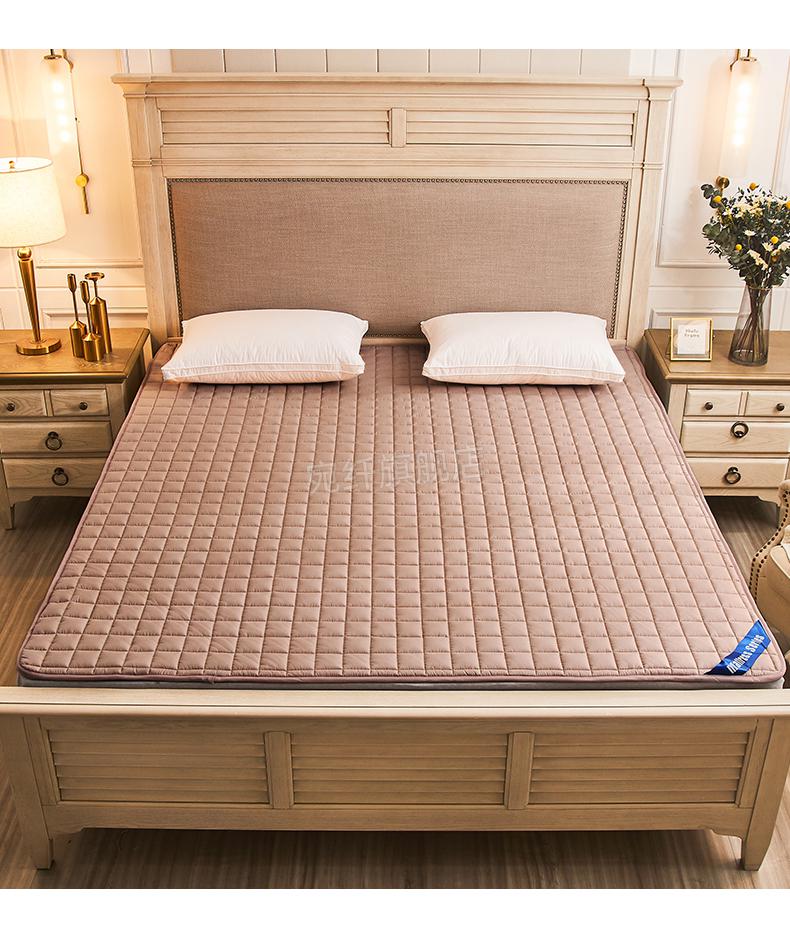 床垫防滑垫罗兰床垫软垫薄款家用保护垫防滑薄床褥子垫被可水洗折叠