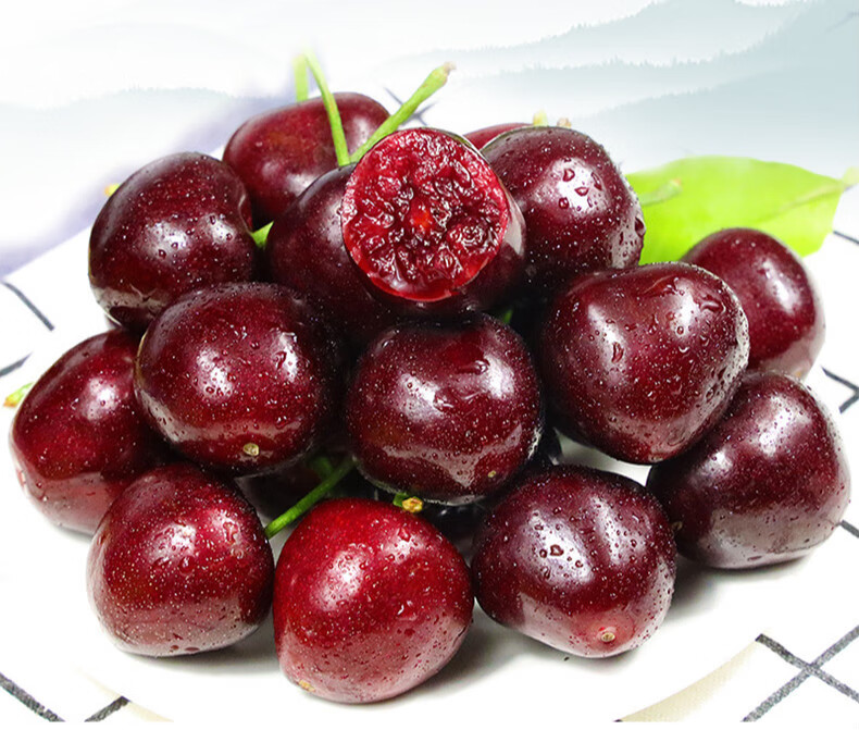 jd物流新鲜车厘子23斤装烟台美早大樱桃山东樱桃当季孕妇水果生鲜送礼