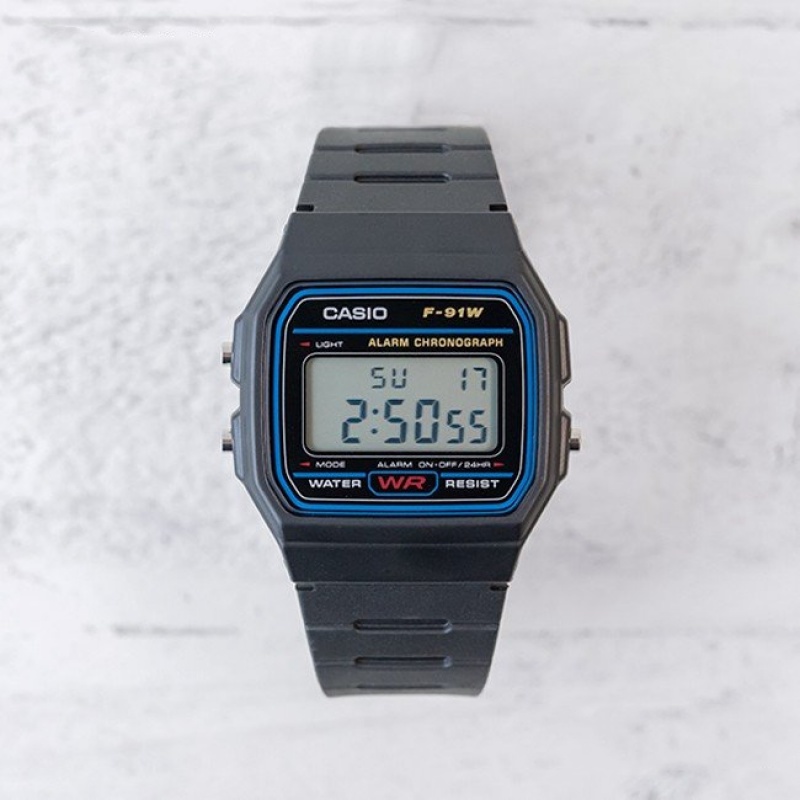 casio卡西欧 海外代购casio日本f-91w/a158/a168经典复古款方盘防水