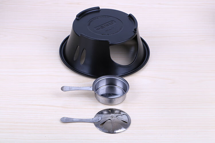 酒店用固体酒精炉小炉灶桌上加热酒精炉茶楼酒店固体酒精块炉子元宝炉