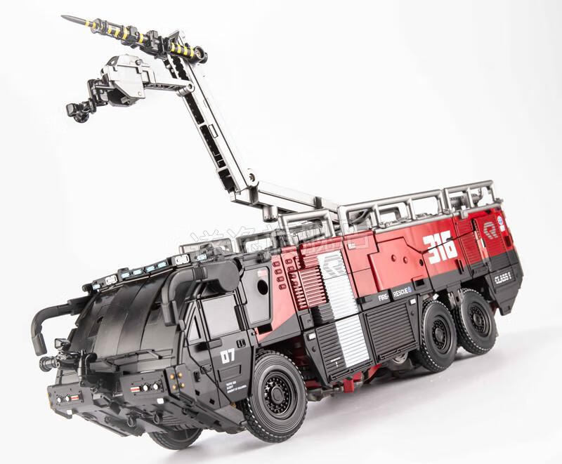 ko放大版合金变形玩具ss61御天敌ov01消防车电影版机器人金刚仅定金