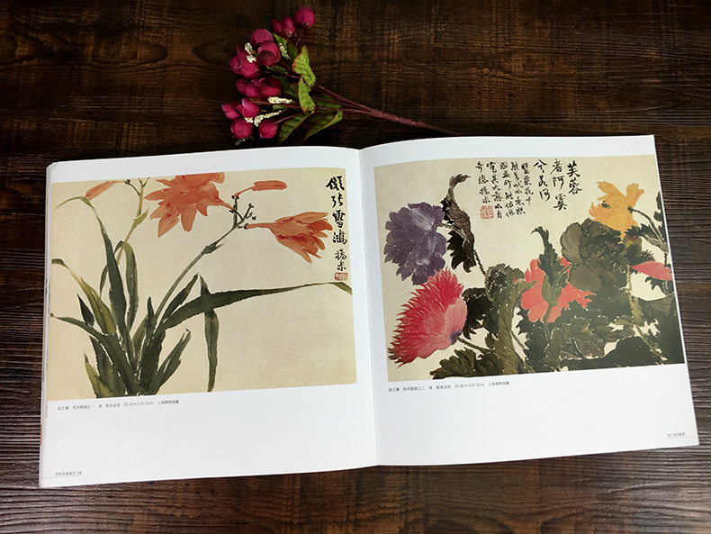 花卉蔬果历代名家册页孙隆沈周赵之谦徐渭周之冕项圣谟陈洪绶恽寿平