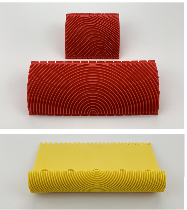 粗细直花平纹拉木纹器模具树纹器手工橡胶拉纹理手动工具一个 ms3-3