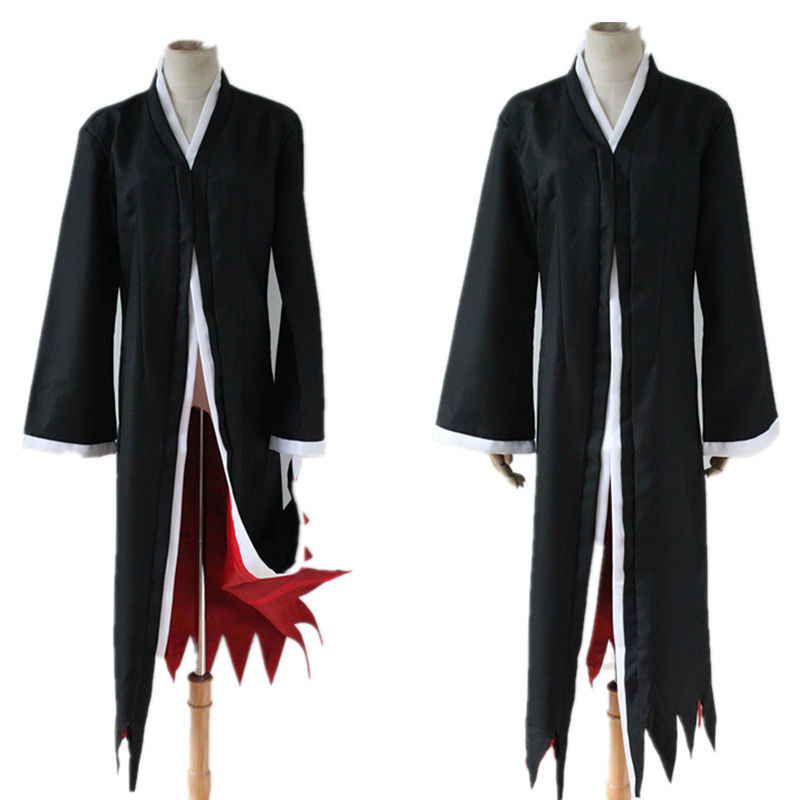 赛瑟达【萌喵动漫】死神黑崎一护卍解披风死神cos服cosplay服装表演出