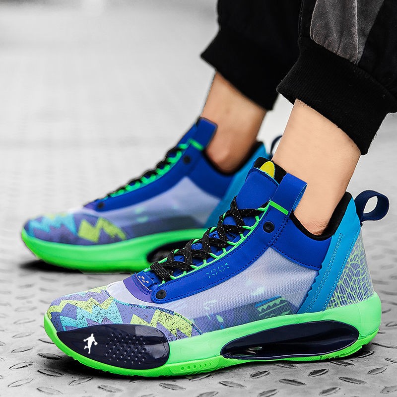 沃特aj篮球鞋2021新款运动鞋高帮青少年中学生潮流百搭鞋子高品质中考