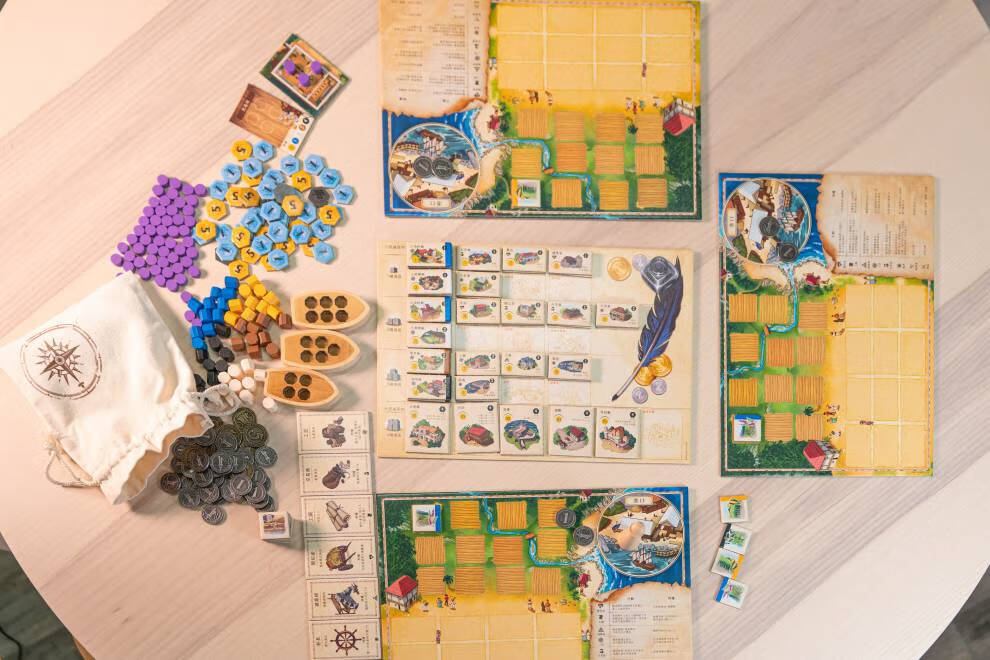 波多黎各桌游棋乐无穷桌游波多黎各豪华版中文经典德式波多黎各豪华版