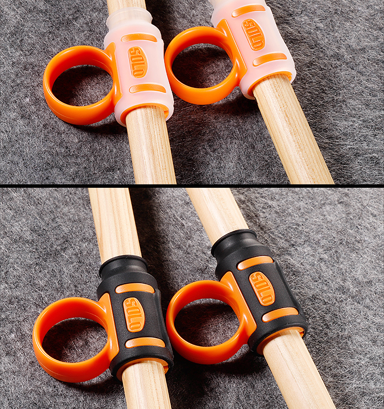 鼓棒辅助器防滑套器控制固定器架子鼓手型纠正辅助转鼓棒神器黑色51对
