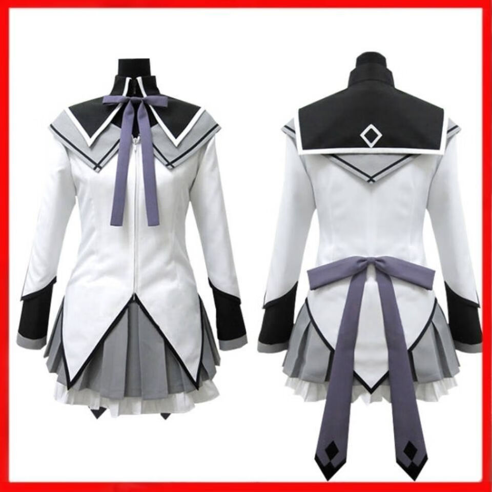 魔法少女小圆cos服晓美焰cos服黑长直变身战斗服cosy服装晓美焰服装一