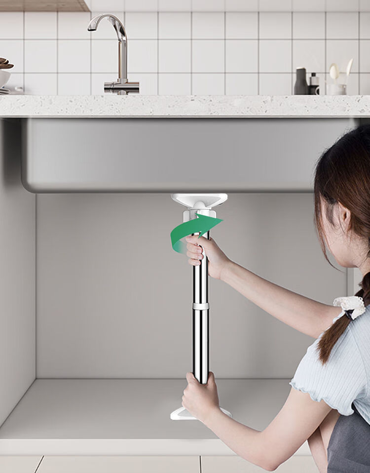 免打孔厨房水槽台下盆支架陶瓷盆洗脸盆家用洗手盆托架固定支撑架