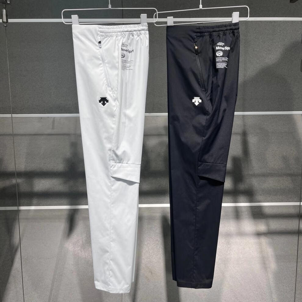 descente迪桑特男裤2022年夏季男子运动休闲速干长裤d2231twp55 浅