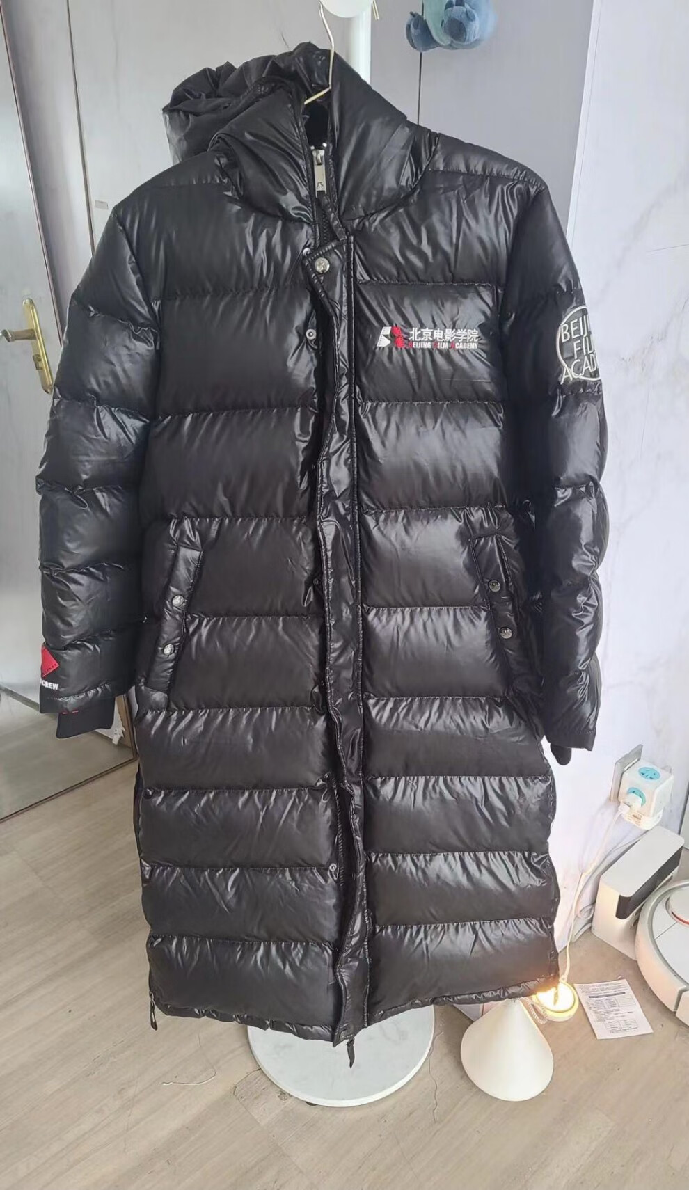 北影校服服装北京电影学院羽绒服加厚北电校服加长款过膝脚踝艺考北影