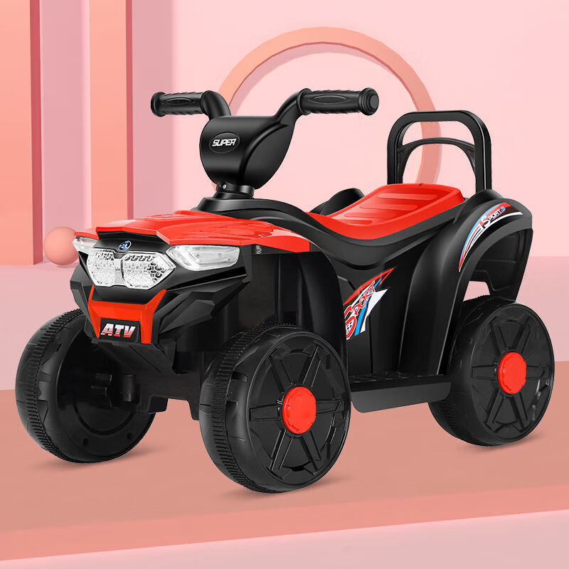 21新款儿童充电四轮电动越野沙滩摩托车1到3岁小孩玩具遥控电瓶车舒弗