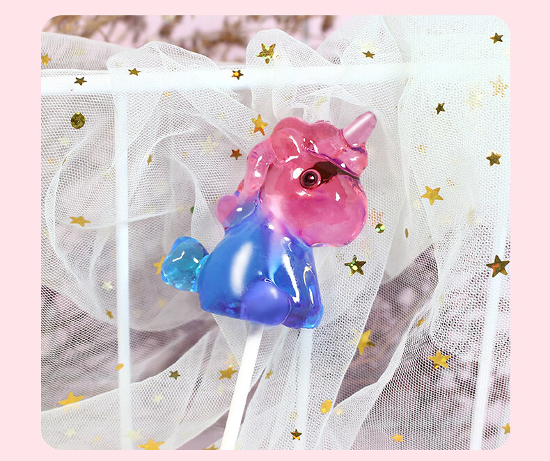 独角兽棒棒糖 梦幻软萌少女心仙女星空糖果创意手工糖女朋友送礼 梦幻