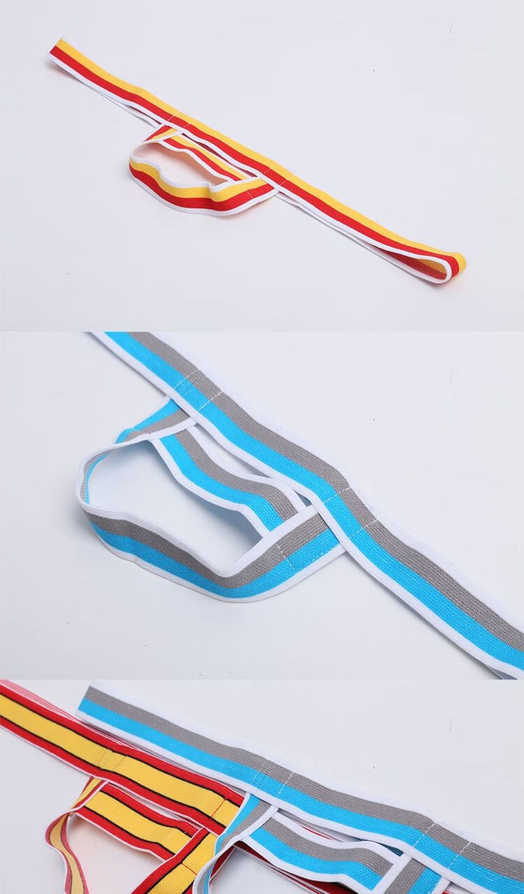 阴囊托带男士提睾带托睾丸内裤棉阴囊分开向上固定 蓝色 m【图片 价格