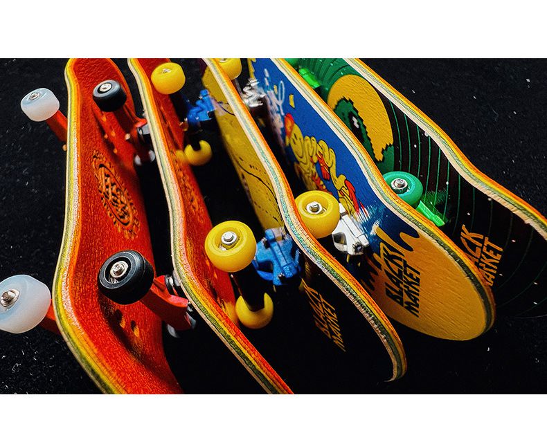 手指滑板 翻team blackmarket x 翻联名款滑板翻team枫木手指滑板bm