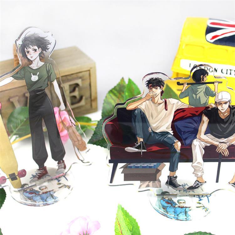 撒野周边立牌小幸运赠钥匙扣透卡两张撒野大立牌亚克力材质撒野蒋丞