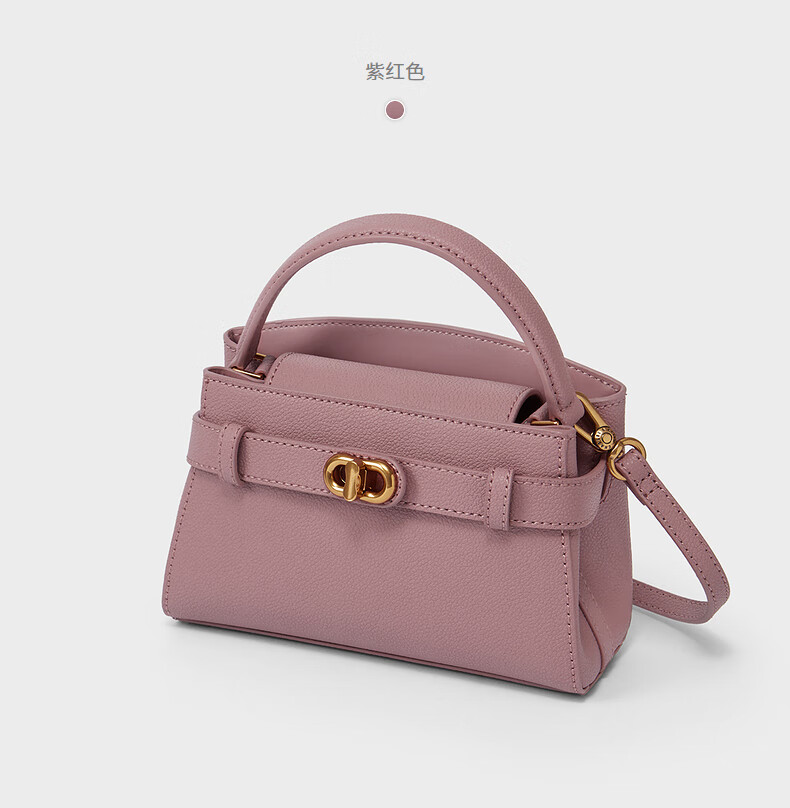 官方官网初秋ck2-50270880女士金属扣带饰手提单肩包小&ck女士包包