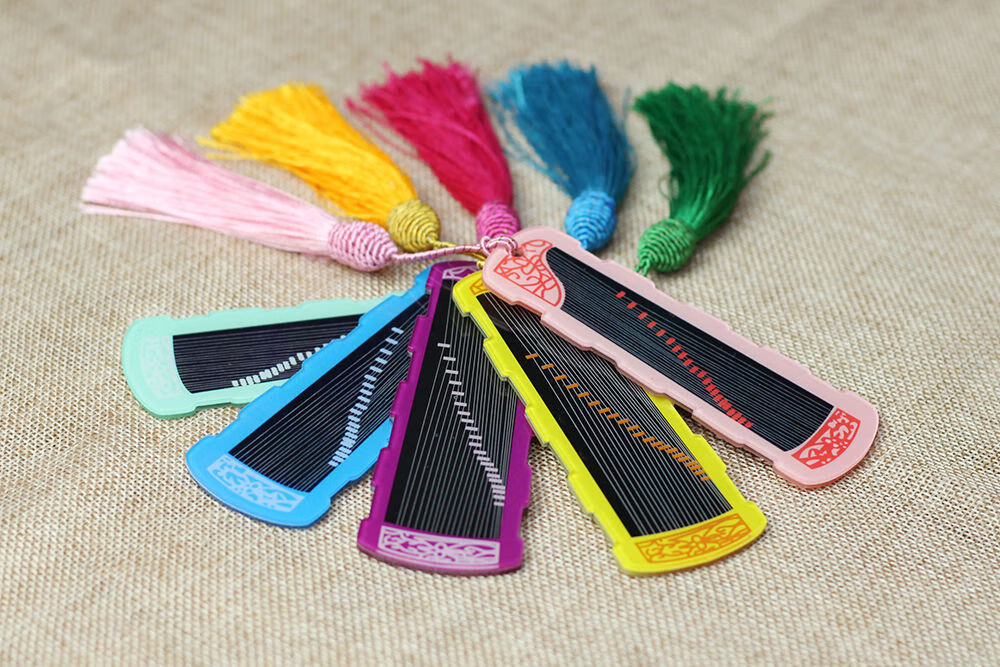 古筝指甲收纳板儿童古筝琵琶胶布指甲卡通缠绕卡古风 梦里寻琴2个