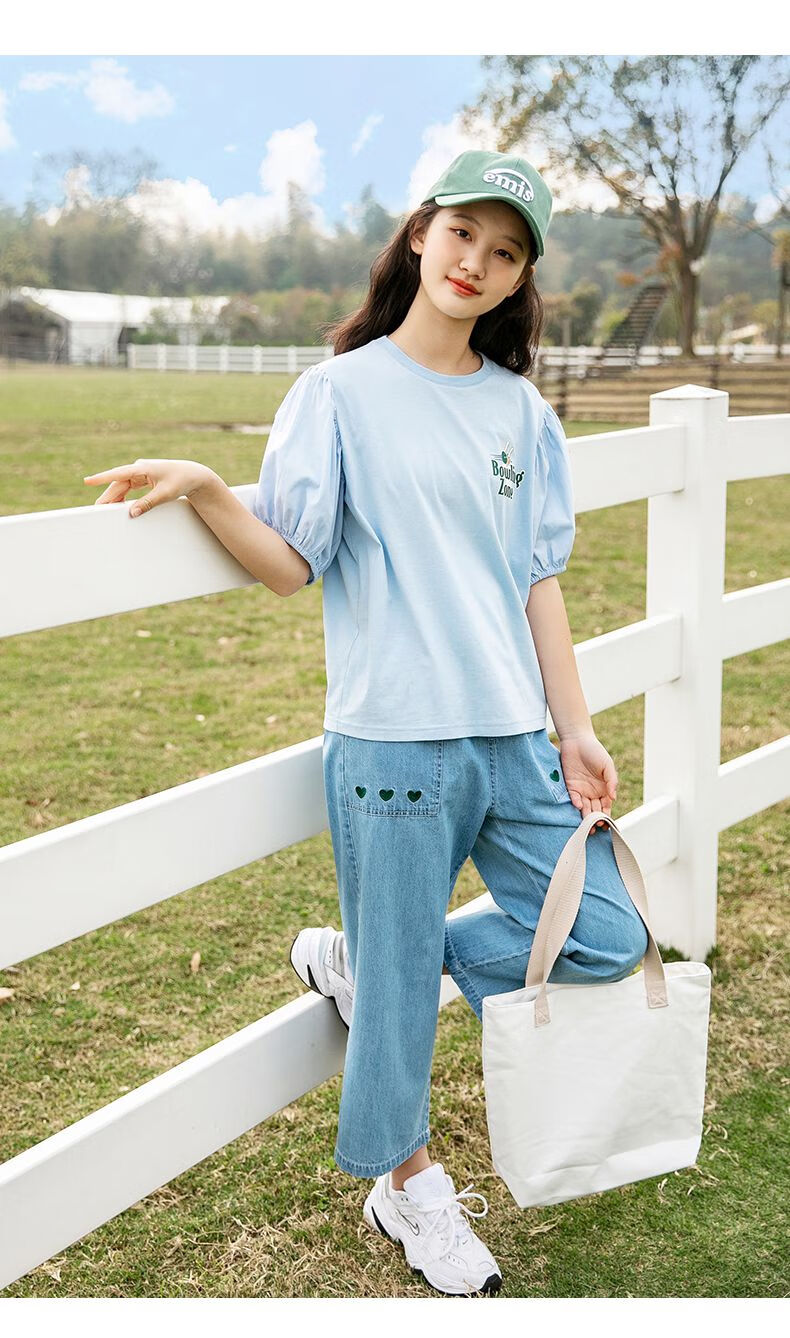 初中生女装夏季套装青少年女装学生初中生套装夏季高中新款2022少女