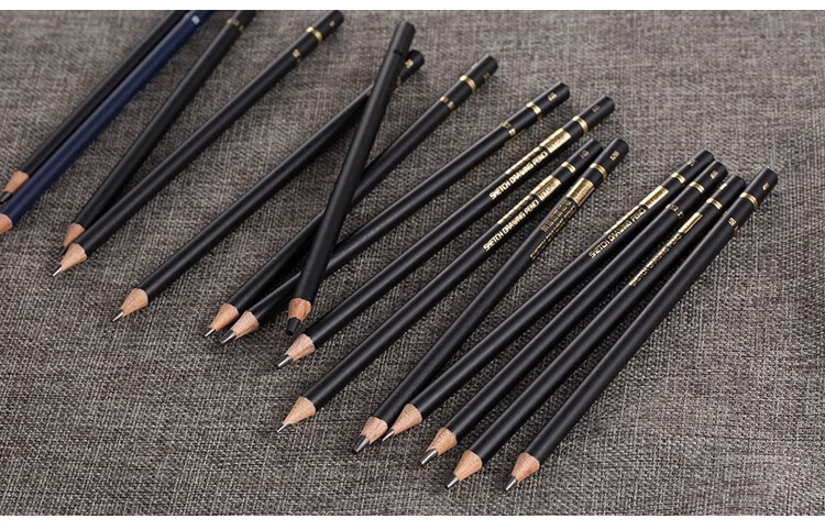 星期树笔素描套装方便携带初学者铅笔成人绘画工具学生用素描画画工具