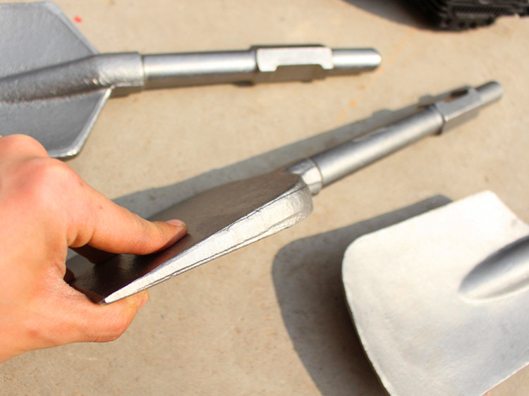 电镐加宽扁凿加宽扁铲混凝土扁凿电镐铲子挖土铲子桃心铲