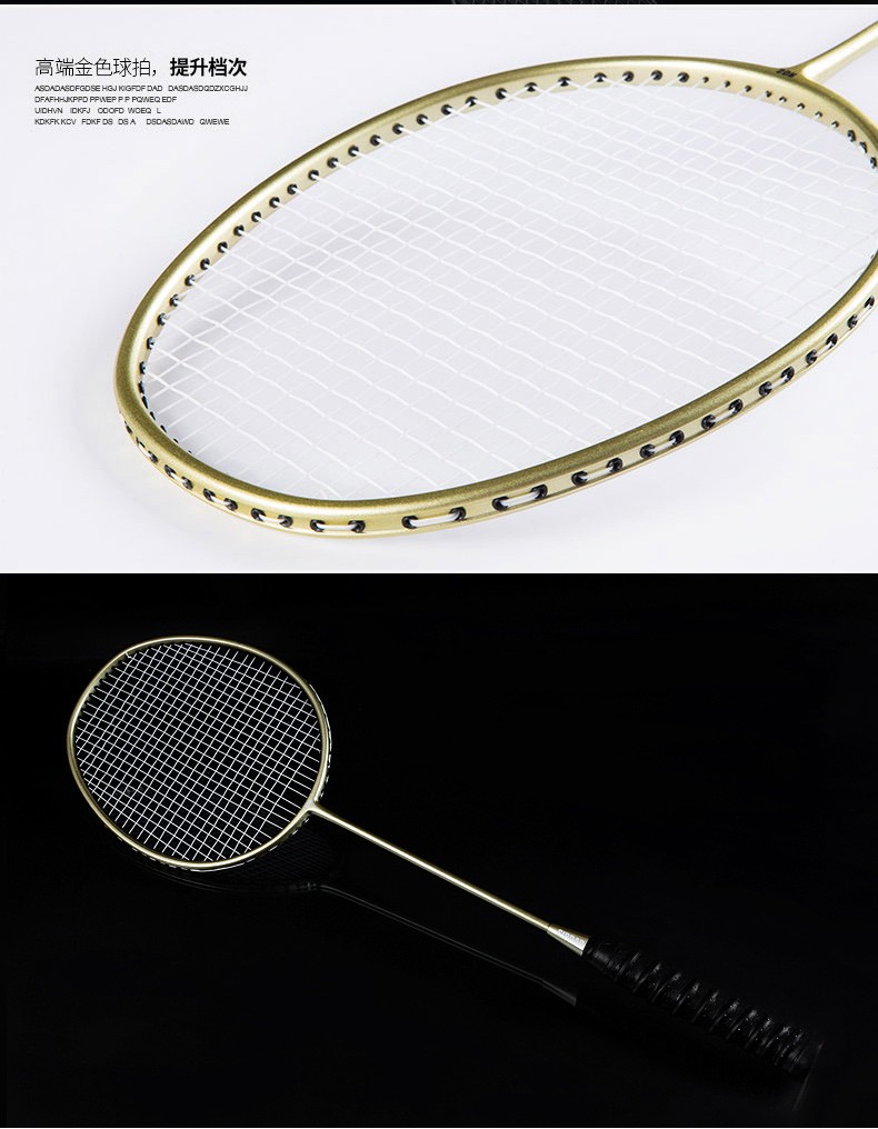 萨达羽毛球拍2支单拍双拍套装进攻型轻碳素纤维耐打初学ymqpsdyp809