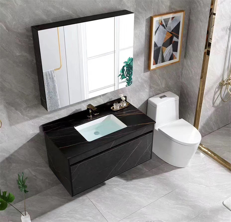 洗衣机一体式洗手盆岩板台面定做缺角阳台洗衣盆台盆高温洗手台 具体