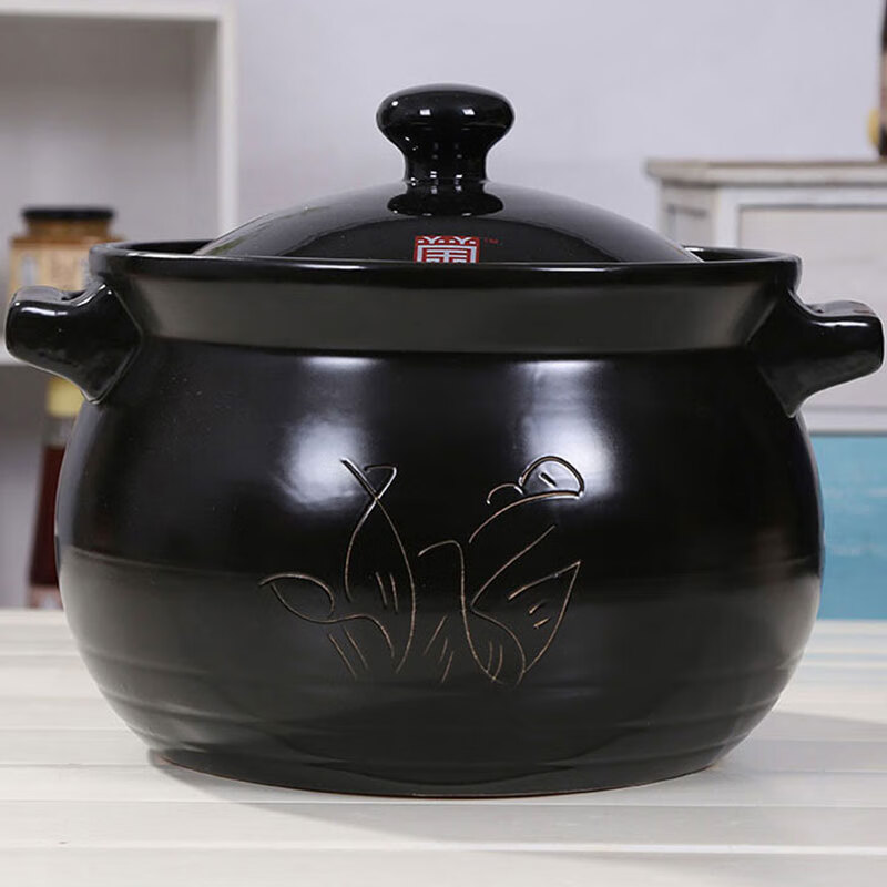 药煲中药瓦煲砂锅炖锅超大商用卤肉家用特大号10升煲汤瓦煲大容量熬